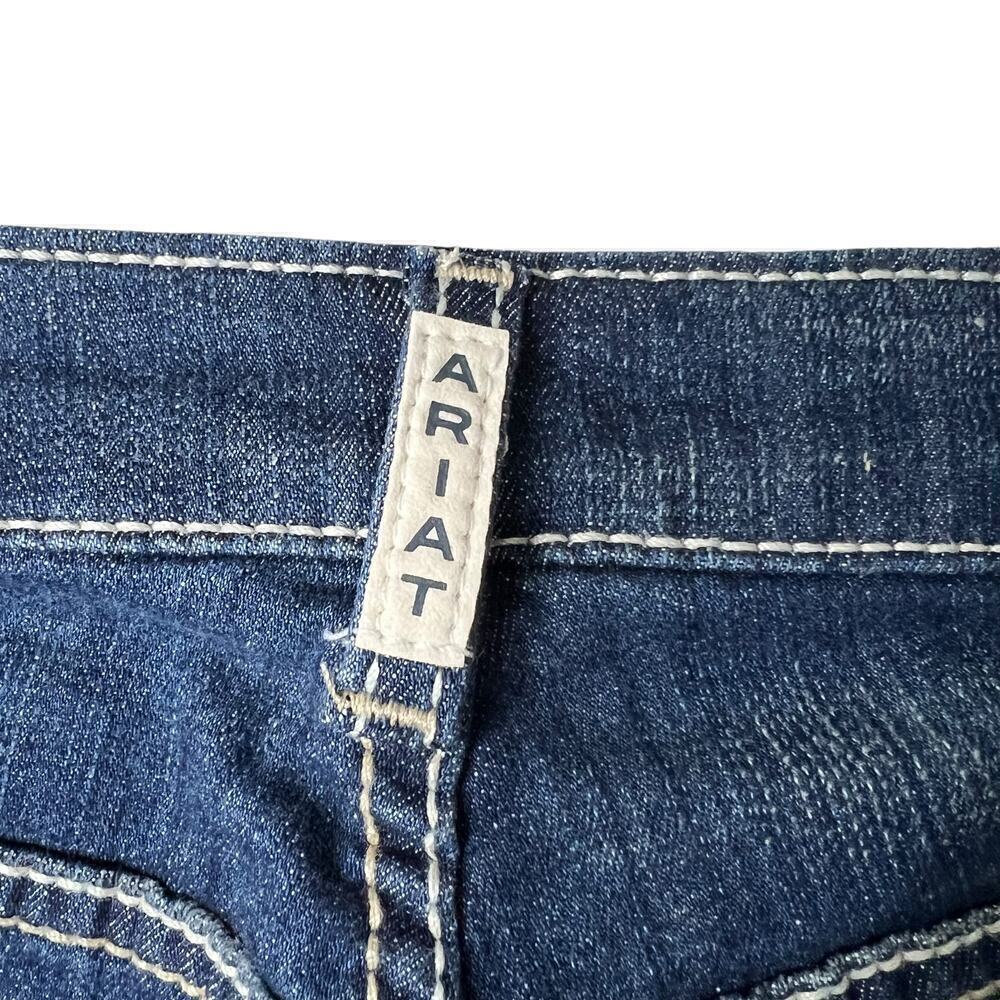 New Women’s Ariat R.E.A.L. High Rise Dorothy Boot Cut Jean Size 31 Short - Picture 6 of 12